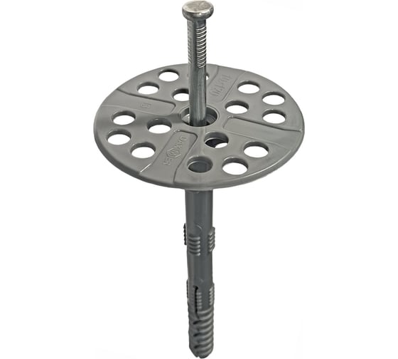 Дюбель гриб для теплоизоляции с металлическим гвоздем Daxmer IZМ 10х120 30 шт 00000434879