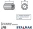 Втулка фасадная упорная Stalmax LFB 6,5х5,1х8,4 A2 для вытяжных заклепок (арт. 10412) нержавеющая сталь А2 (уп. 1000 шт) 10412-023 6