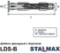 Дюбель с бортом Stalmax LDS-B 10х120 для крепления строительных лесов и фасадных систем (арт. 11364) нейлон (уп. 50 шт) 11364-023 5