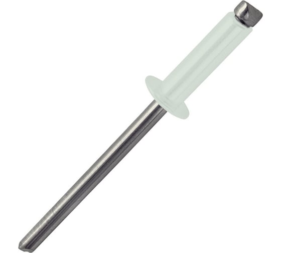 Заклепка вытяжная Stalmax LZV 3,2х8 Al/St (RAL 9003) с выпуклой шляпкой (арт. 10422) алюминий/сталь (уп. 1000 шт) 10422-023
