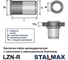 Заклепка-гайка Stalmax цилиндрическая LZN-R M8x16,5 (0,5-3,0) A2 с уменьшенным бортиком и насечками (арт. 10496) нерж. сталь А2 (уп. 250 шт) 10496-023 7