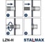 Заклепка-гайка Stalmax цилиндрическая LZN-H М4х12,0 (1,5-3,0) с потайным бортиком и насечками (арт. 10120) оцинкованная сталь (уп. 1000 шт) 10120-023 3