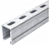 Профиль Stalmax LMS P-S HDG 41х62х2,5-3000 монтажный Strut (арт. 12404) горячеоцинкованная сталь 40 мкм (уп. 1 шт) 12404-023