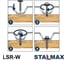 Саморез кровельный Stalmax LSR-W 4,8х38 сверло №2 для деревянной обрешетки с EPDM шайбой (арт. 11314) оцинкованная сталь (уп. 250 шт) 11314-023 10