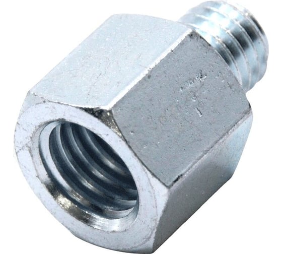 Переходник резьбовой Stalmax L-AD M16 (SW24)х56хM12 (резьба: внутр. M16 / наружн. M12) (арт. 12253) оцинкованная сталь (уп. 40 шт) 12253-023