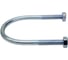 Хомут (скоба) Stalmax U-образный LCU М8 40-49 (1 1/2) (DIN 3570) с двумя гайками в комплекте (арт. 10175) оцинкованная сталь (уп. 10 шт) 10175-023 3