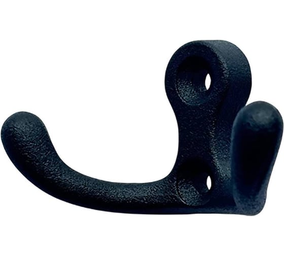 Крючок-вешалка 23 Болта №15 полимер черный, 2 шт. к338ф2