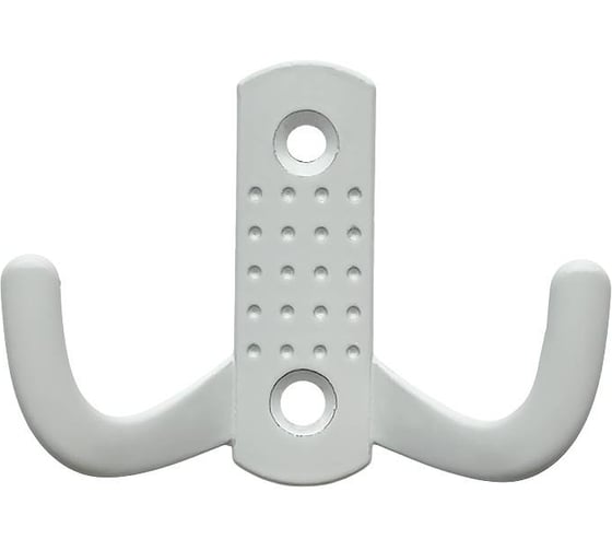 Крючок-вешалка 23 Болта белая №10 полимер, 2 шт. к667ф2