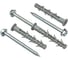 Дюбель фасадный Stalmax LDF-RS 10х200 с бортом, с шурупом с шестигранной головой и пресс шайбой (арт. 11659) оцинкованная сталь (уп. 25 шт) 11659-023 3