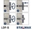 Дюбель фасадный Stalmax LDF-S 10х140 с бортом, с шурупом с шестигранной головой и пресс шайбой (арт. 11059) оцинкованная сталь (уп. 50 шт) 11059-023 3