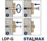 Дюбель-гвоздь Stalmax LDP-G 6х50 грибовидный бортик (арт. 10814) полипропилен (уп. 50 шт) 10814-023 8