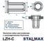 Заклепка-гайка Stalmax шестигранная LZH-C М8х18 (1,0-3,5) с цилиндрическим бортиком (арт. 11545) оцинкованная сталь (уп. 250 шт) 11545-023 2