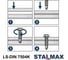 Саморез Stalmax LS-DIN 7504K 6,3х25 со сверлом, шестигранной головкой и прессшайбой (арт. 11923) оцинкованная сталь (уп. 500 шт) 11923-023 7