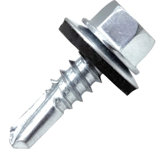 Саморез кровельный Stalmax LSR-M 5,5х38 сверло №3 для металлической обрешетки с EPDM шайбой (арт. 11207) оцинкованная сталь (уп. 500 шт) 11207-023