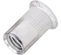 Заклепка-гайка Stalmax цилиндрическая LZN-H M4x12 (1,5-3,0) A2 с потайным бортиком и насечками (арт. 10911) нерж. сталь А2 (уп. 1000 шт) 10911-023