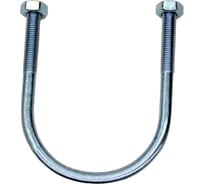 Хомут (скоба) Stalmax U-образный LCU М8 50-60 (2) (DIN 3570) с двумя гайками в комплекте (арт. 10176) оцинкованная сталь (уп. 10 шт) 10176-023