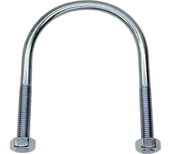 Хомут (скоба) Stalmax U-образный LCU М6 15-21 (1/2) (DIN 3570) с двумя гайками в комплекте (арт. 10171) оцинкованная сталь (уп. 10 шт) 10171-023