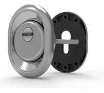 Броненакладка CRIT цвет хром Бн-36/26-Хп 04241