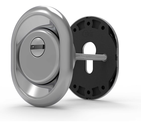 Броненакладка CRIT цвет хром Бн-36/26-Хп 04241 1