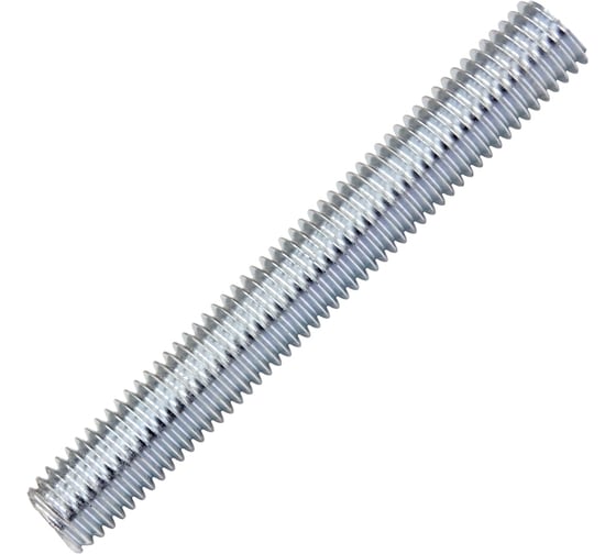 Шпилька резьбовая Stalmax DIN 975 LG 10.9 М10х2000 высокопрочная, кл. пр. 10.9, 60 гр. (арт. 11112) оцинкованная сталь (уп. 25 шт) 11112-023