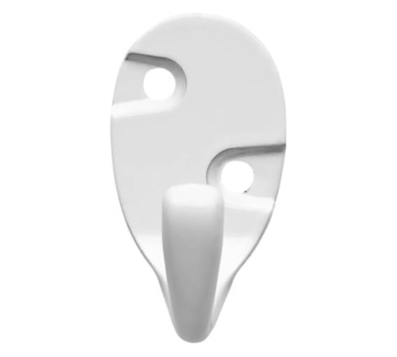 Крючок-вешалка 23 Болта белая №22 полимер, 2 шт. к685ф2