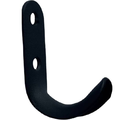 Крючок-вешалка 23 Болта №7 полимер черный, 4 шт. к1964ф4