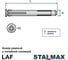 Анкер рамный Stalmax LAF 10х112 (М6) потайной с PZ шлицем (арт. 10952) оцинкованная сталь (уп. 100 шт) 10952-023 7