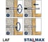 Анкер рамный Stalmax LAF 10х112 (М6) потайной с PZ шлицем (арт. 10952) оцинкованная сталь (уп. 100 шт) 10952-023 8