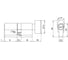 Цилиндровый механизм FUARO (200 ZM/100) 2000ZM Knob 100 (45+10+45) BL-24 черный 5Key с вертушкой 60097 3