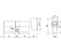 Цилиндровый механизм FUARO (200 ZM/110) 2000ZM Knob 110 (45+10+55) BL-24 черный 5Key с вертушкой 60103 6