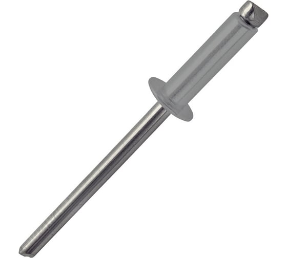 Заклепка вытяжная Stalmax LZV 4,8х12 Al/St (RAL 7004) с выпуклой шляпкой (арт. 11557) алюминий/сталь (уп. 500 шт) 11557-023