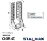 Опора бруса Stalmax OBR-Z 140х50х76х2 закрытая (арт. 11641) оцинкованная сталь (уп. 10 шт) 11641-023 5