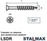 Саморез для кровельного дюбеля Stalmax LSDR 4,8х80 со сверлом (арт. 12258) сталь С1022, покрытие RUSPERT1000H (уп. 150 шт) 12258-023 9
