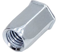Заклепка-гайка Stalmax шестигранная LZH-R М10х19 (1,0-3,5) с уменьшенным бортиком (арт. 10492) оцинкованная сталь (уп. 200 шт) 10492-023