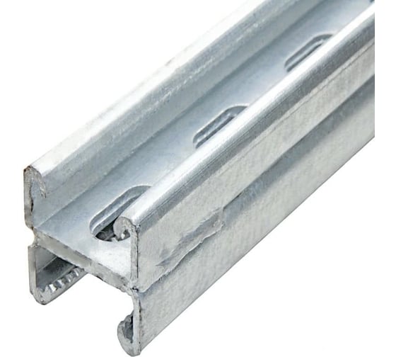 Профиль Stalmax LMS P-H 41х42х2,5-6000 (80 мкм) монтажный Strut, H-образный (арт. 10519) оцинкованная сталь (уп. 1 шт) 10519-023