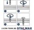 Саморез Stalmax LS-DIN 7504N (M) 4,2х32 со сверлом и полукруглой головой (арт. 11936) оцинкованная сталь (уп. 1000 шт) 11936-023 8