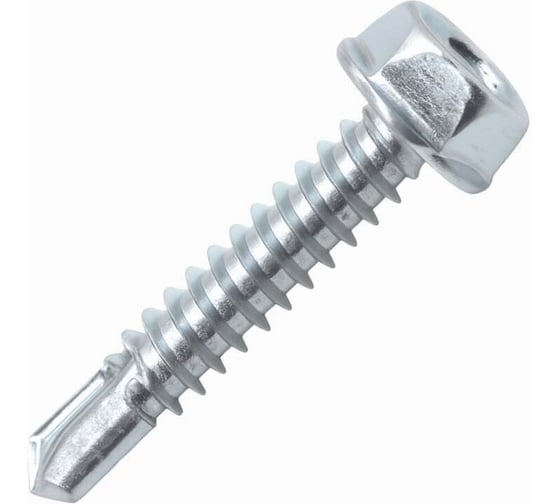 Саморез Stalmax LS-DIN 7504K 4,2х13 со сверлом, шестигранной головкой и прессшайбой (арт. 11904) оцинкованная сталь (уп. 1000 шт) 11904-023