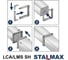 Шина монтажная Stalmax LMS SH 20х0,5х3000 для сборки воздуховодов (арт. 10641) оцинкованная сталь (уп. 1 шт) 10641-023 6