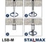 Шуруп для бетона Stalmax LSB-M 6х45 M8/M10 с комбинированной гайкой (арт. 12173) оцинкованная сталь (уп. 100 шт) 12173-023 7