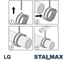 Шпилька резьбовая Stalmax DIN 975 LG 8.8 М36х2000 высокопрочная, кл. пр. 8.8, 60 гр. (арт. 11103) оцинкованная сталь (уп. 4 шт) 11103-023 6