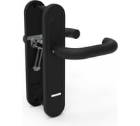 Противопожарная ручка на планке CRIT квадрат 8x8 мм, цвет черный P93-5858-Y/чш 05566