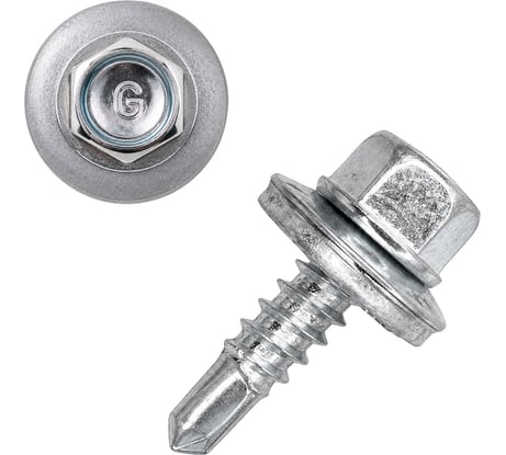 Саморез кровельный 4,8х19 оцинкованный (300 шт) GRUM УТ-00038189