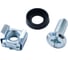 Комплект крепежа Retic винт М6x12, гайка, шайба, 20 шт. SF-M6-12-TWCSV/20 2