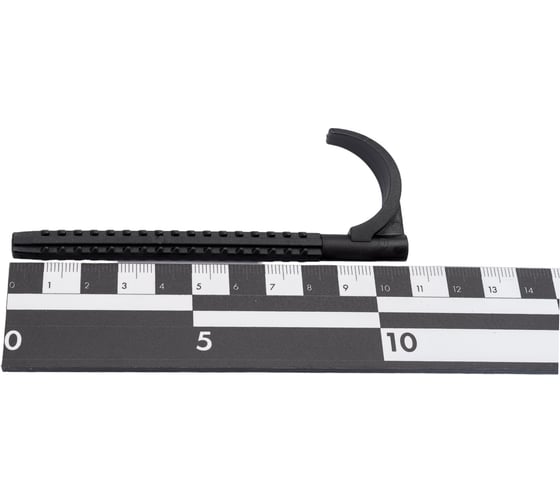 Одинарный крюковой дюбель REHAU RAUTITAN DN-10-32, чёрный, для 1 трубы 12573781002