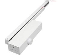 Доводчик Doorlock DL345S/N BC DA HO EN1-4 со скользящей тягой белый, с регулируемыми функциями тормоза открывания и задержки закрывания 75583