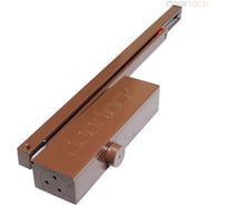 Доводчик Doorlock DL345S/N BC DA HO EN1-4 со скользящей тягой коричневый, с регулируемыми функциями тормоза открывания и задержки закрывания 75584