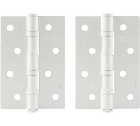 Петля универсальная НОРА-М STD 4"-4ВВ FНР-STD (белый, 100x70x2,5 мм) 18480