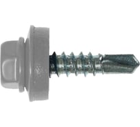 Саморез кровельный КРЕП-КОМП 5,5х19 RAL7035, серый К (4000шт) ск55197035к