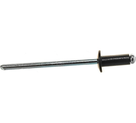 Заклепка тяговая ЦКИ Глобал Ал-Mg3.5 ст плоск. 3.2х8 черный ral 9005 BRALO 50шт 9114