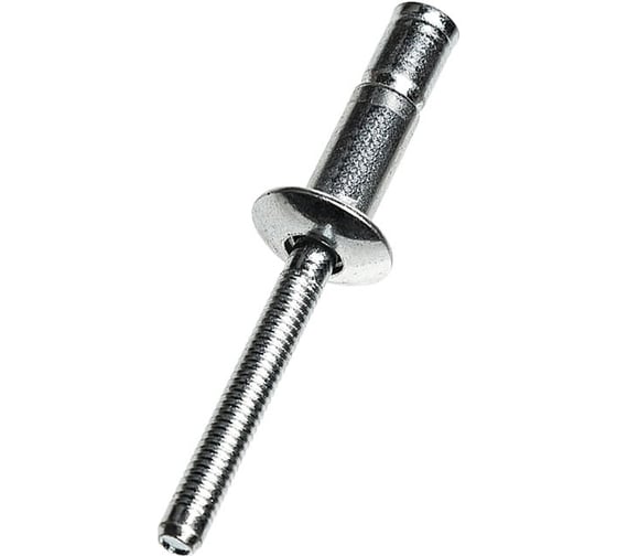 Заклепка тяговая ЦКИ Глобал ст/ст плоск. 6.4х19 структурная M-Lock под пакет 2.03-15.87 мм эф 5шт 7743007